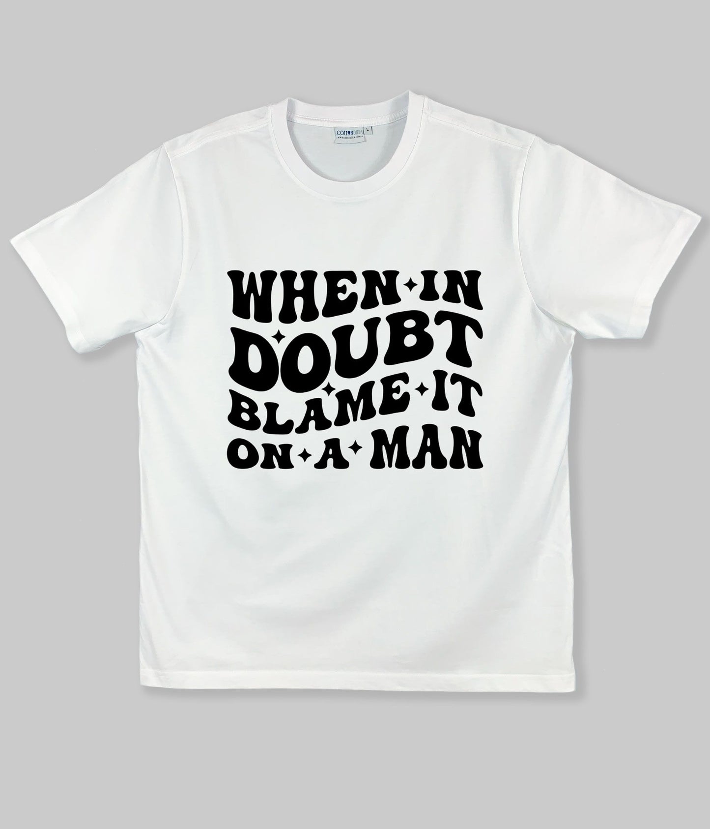 Blame White Tee