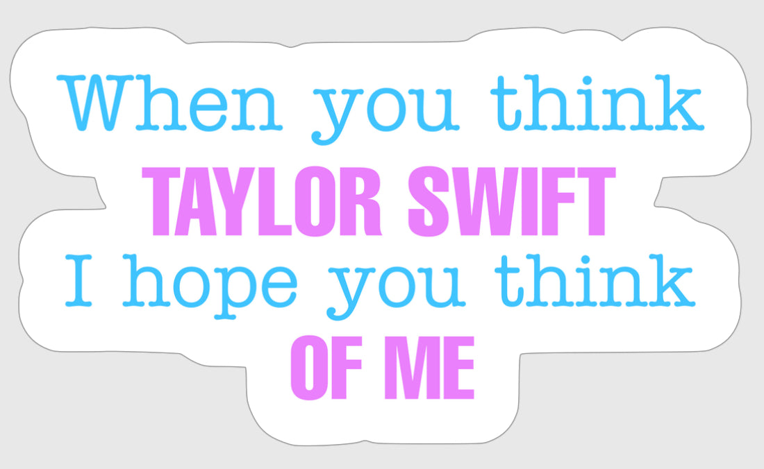 I Hope You Think Of Me Micro-Sticker