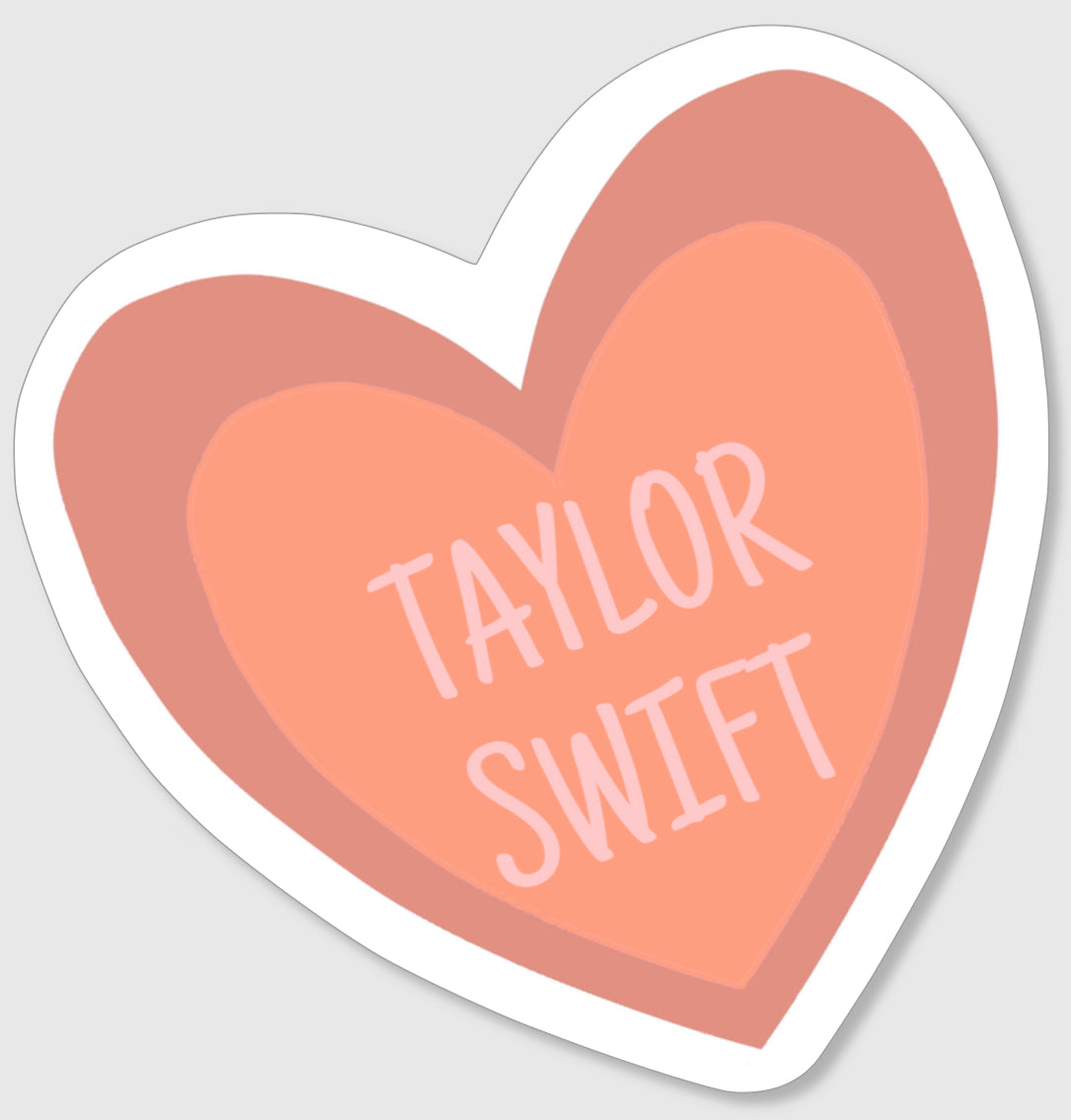 Taylor Swift Heart Sticker